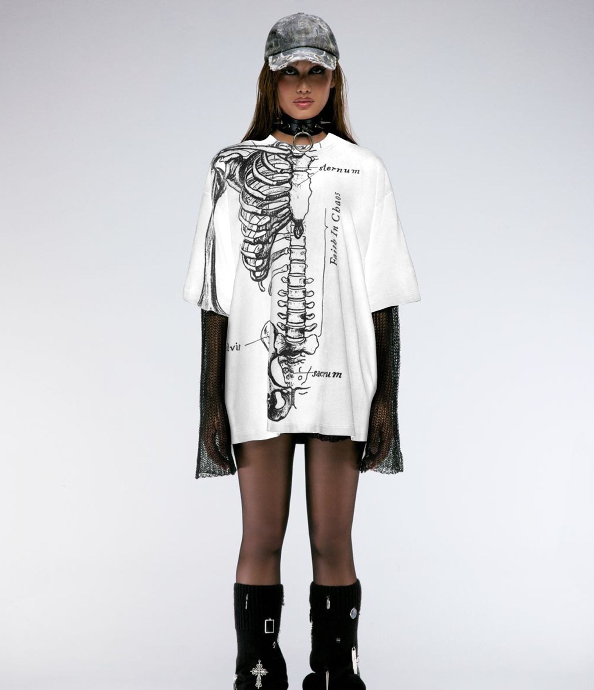 FIC X IFC WISHBONE SS TEE - WHITE