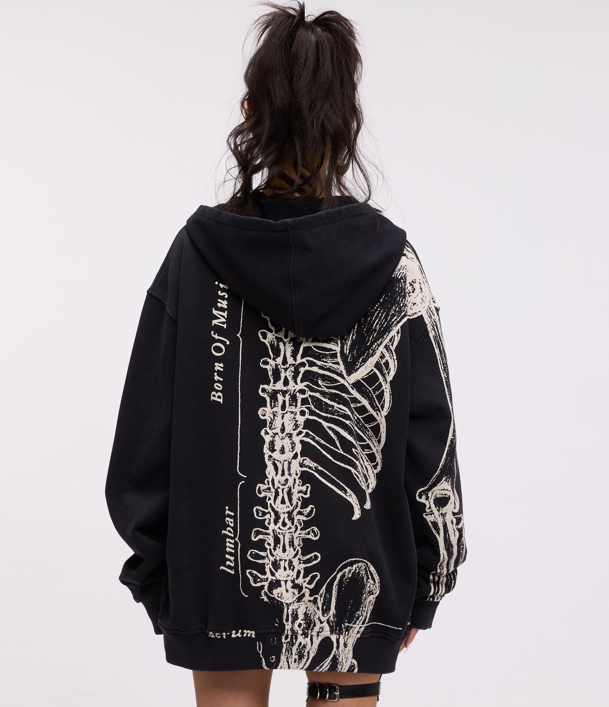 FIC X IFC WISHBONE HOODIE (BLACK)