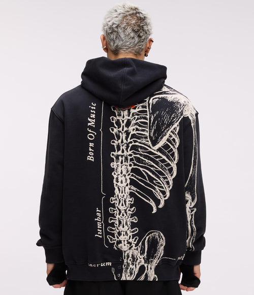 FIC X IFC WISHBONE HOODIE (BLACK)